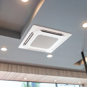 Pompe à chaleur air/air gainé dans les plafonds (Chauffage et climatisation)