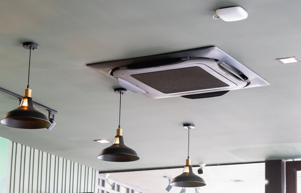 Climatisation gainable optimisée pour des bureaux.
