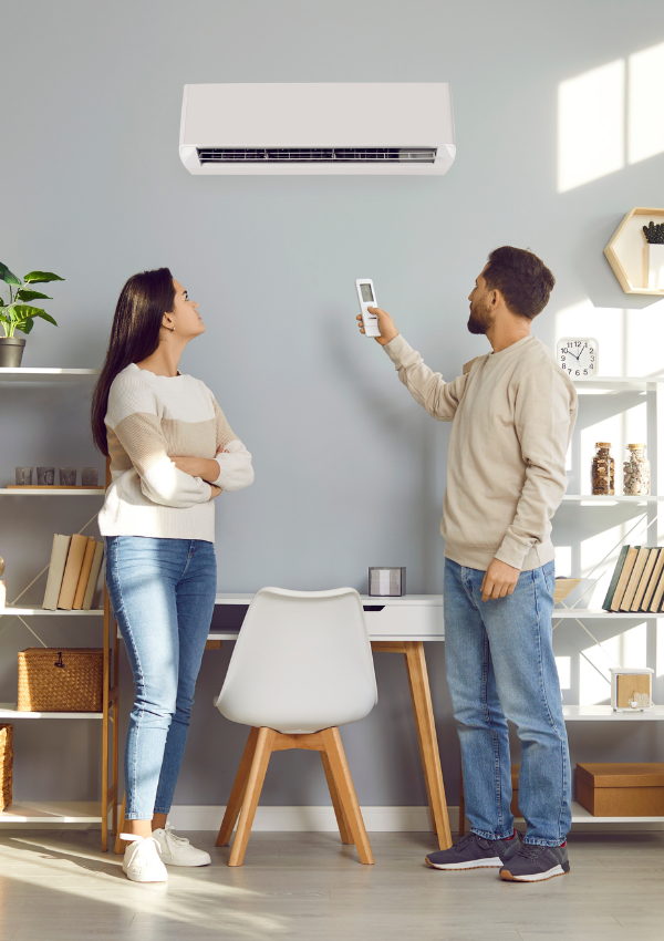 Client heureux de l'installation de leur climatisation
